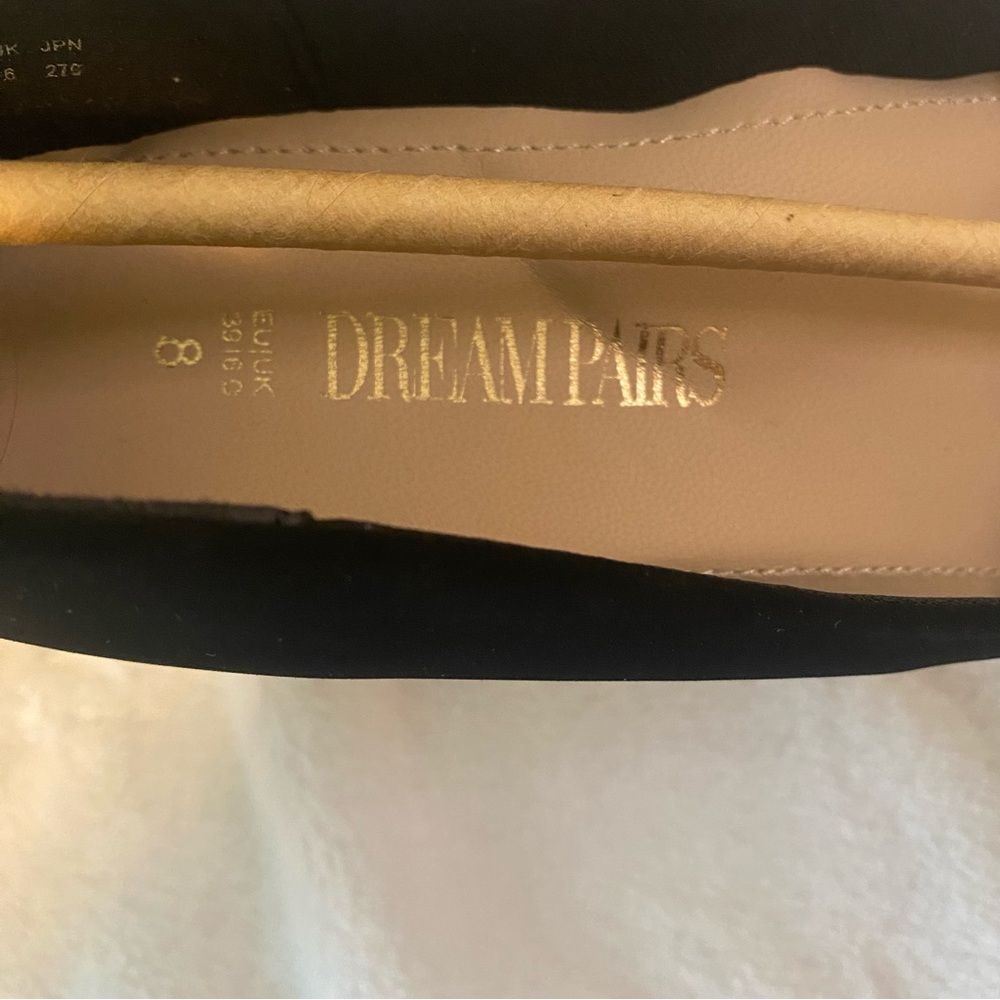 Dream Pairs Black Suede Pumps size 8 - Picture 7 of 9
